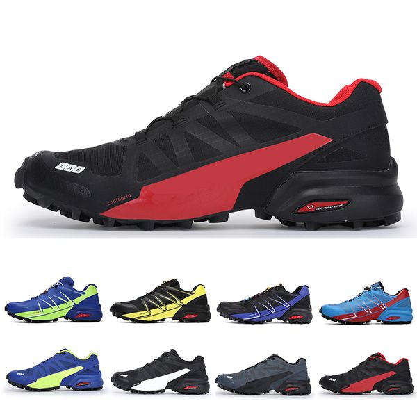 

jogging mens running shoes speedcross pro 2 blue red black green white grey orange trainers men sports sneakers
