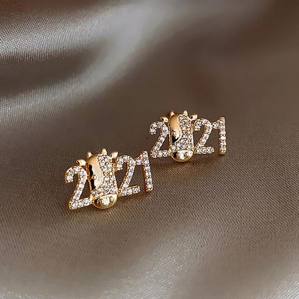 

fashion crystal stud earrings for woman exquisite statement jewelry accessories wholesale anniversary gift, Golden;silver