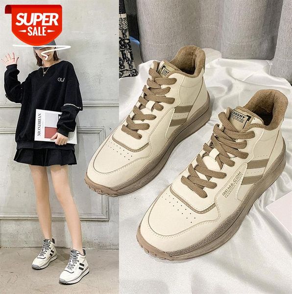 

59 sneakers women forrest gump shoes korean students flat casual all-match plus velvet white tide #h521