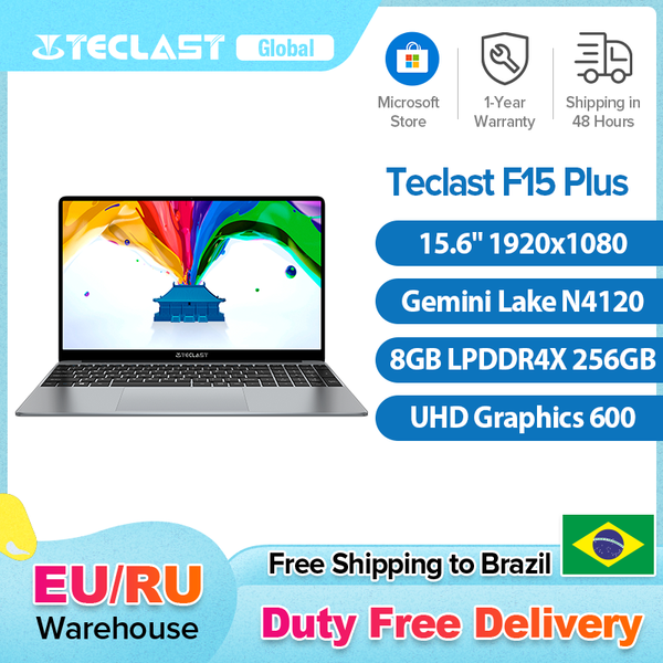 

lap teclast f15 plus ultra light lap15.6 inch 1920x1080 fhd windows 10 intel gemini lake n4120 8gb lpddr4x 256gb ssd notebook