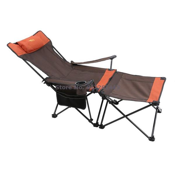 

camp furniture outdoor folding recliner portable ultra-light backrest fishing chair beach table multifunctional siesta