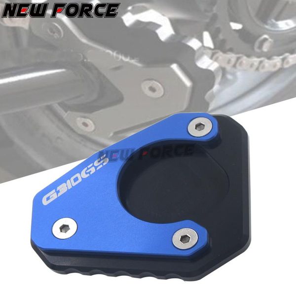 

other motorcycle parts cnc side stand enlarge kickstand extension plate pad enlarger for g310gs g310 gs 2021