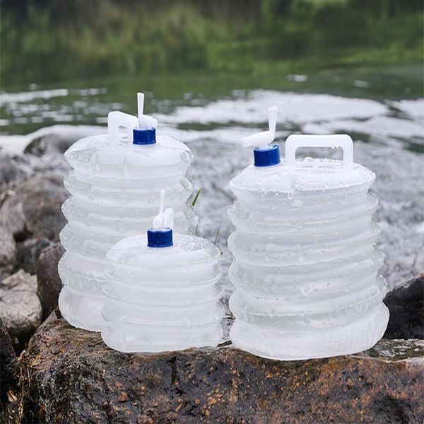 

10l 15l portable bucket water storage bag waterproof fishing folding bags