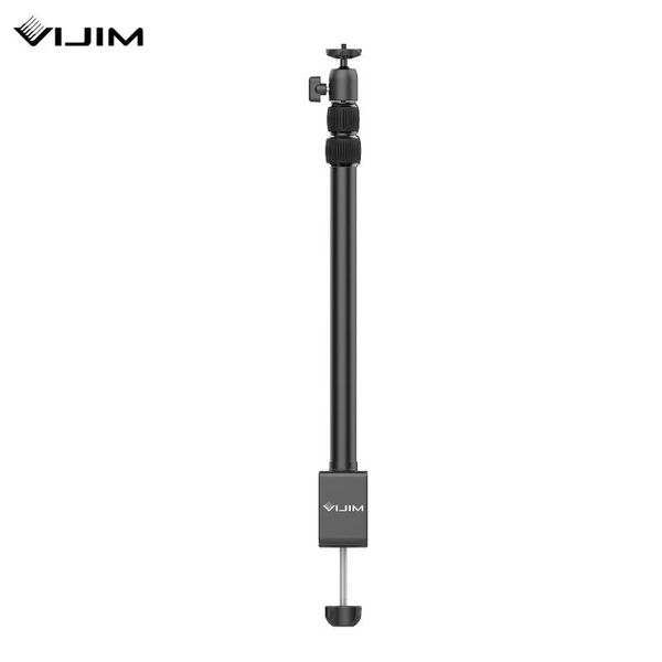 

height table stand 3-section 360Â° swivel ball head clamp 1/4-inch interface for light camera phone holder mounting tripods