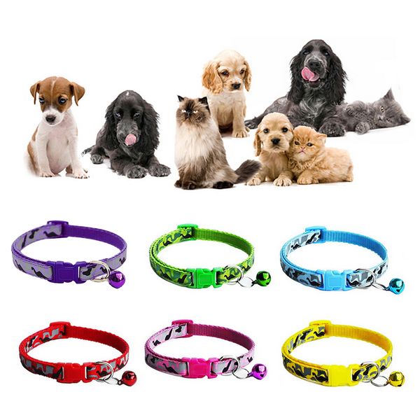 

2021 Adjustable Cat Collar Bell Collar For Cats Puppy Collars Cats Kitten Cat Collar Pet Lead Leashes Pet Supplies Products