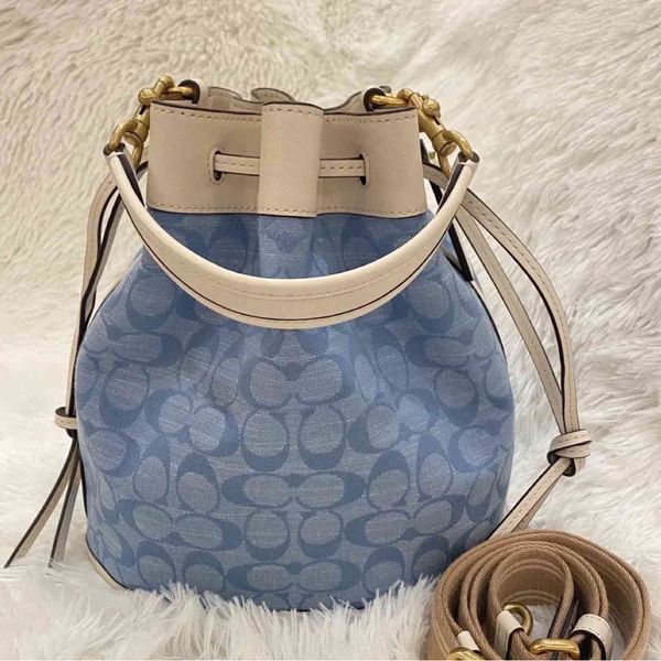 

2021 c bucket bag storage bags slung women's bag denim with leather luxuryss designerss yw