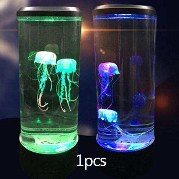 

party decoration fashion colorful creative usb charging jellyfish led night light home lights atmosphere