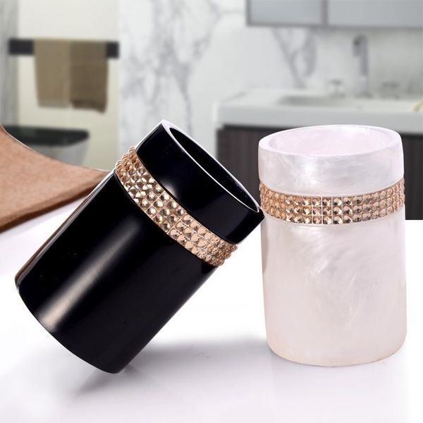 

bath accessory set year 1piece tumbler resin bathroom accessories soap dish bottle high-grade wash gargle cup toothbrush love wedding gift