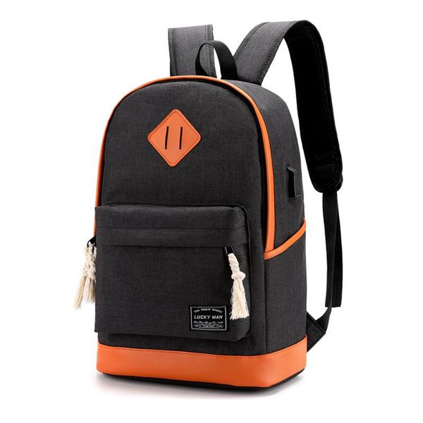 

backpack college style fresh student bag 2021 simple large capacity computer
