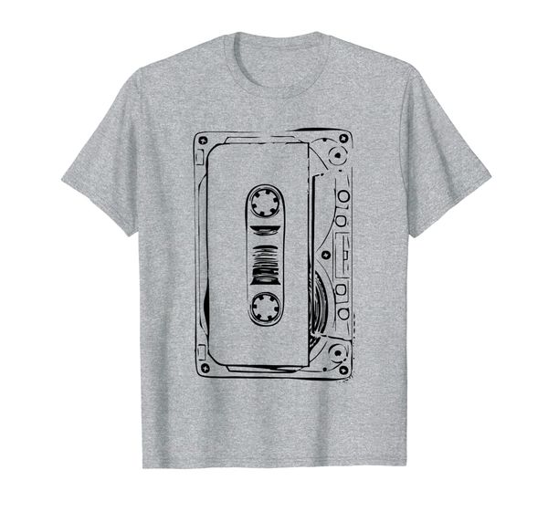 

love retro mixtape 80's blank cassette tape shirt gift, White;black