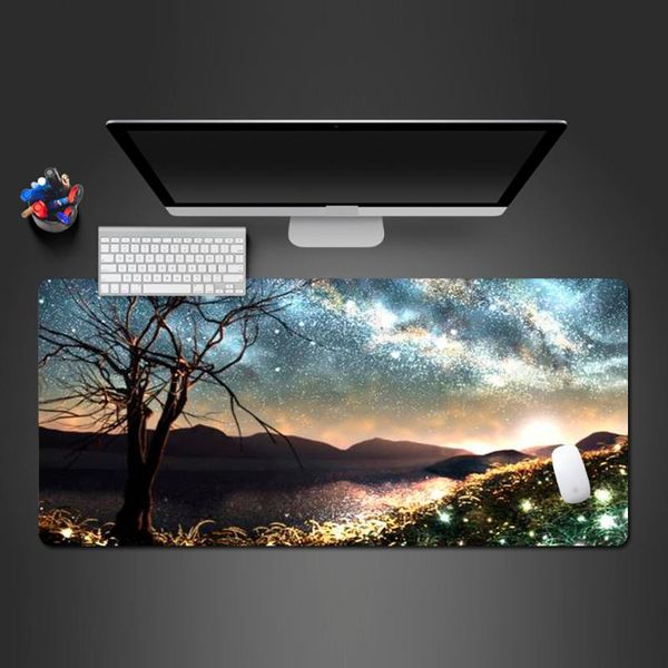 

mouse pads & wrist rests modern creative star tree game pad advanced cool natural rubber washable unique style computer player mousepad