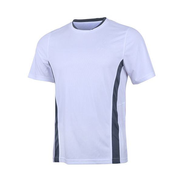 

20 21 men short sleeve soccer jersey team training uniform football match shirt quick dry, Black