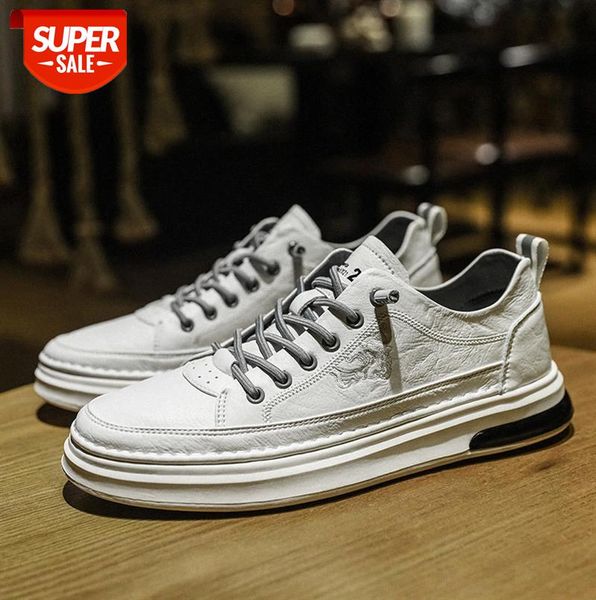 

low-men's shoes increase sports breathable casual white student sneakers #730c