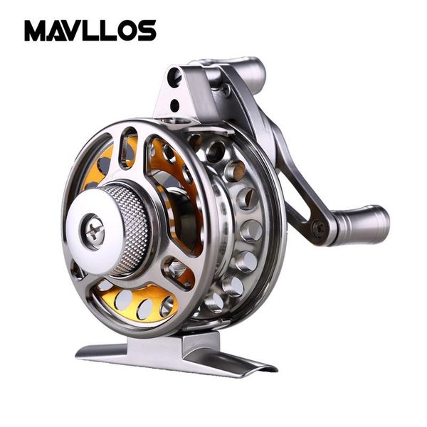 

mavllos ultralight fishing reel 3 stainless steel bearings ratio 2.2:1 sensitive brake aluminum line wheel baitcasting reels