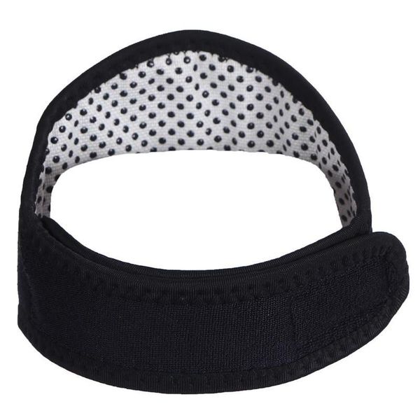 

tourmaline neck guard self-heating brace therapy wrap protect belt spontaneous heating massager braces health care waist support, Black;gray
