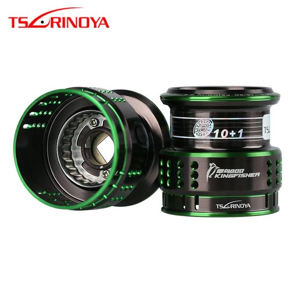 

baitcasting reels tusrinoya kingfisher 5.2:1 shallow and deep spool fishing wheel 244g 252g saltwater & freshwater de pescar