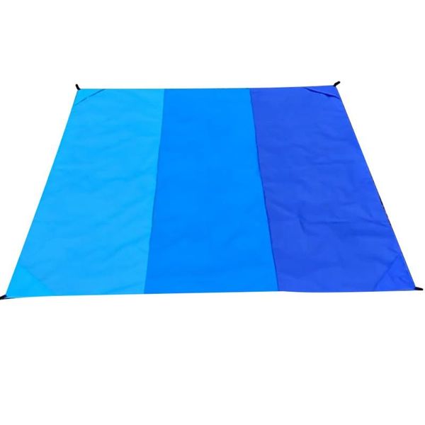 

outdoor pads moisture proof mat portable foldable waterproof yoga beach picnic camping cloth three color gradient 200 * 140