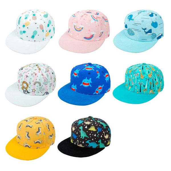 

caps & hats sun baby boys girls snapback children baseball kids cartoon hip hop hat born pography props cap, Yellow