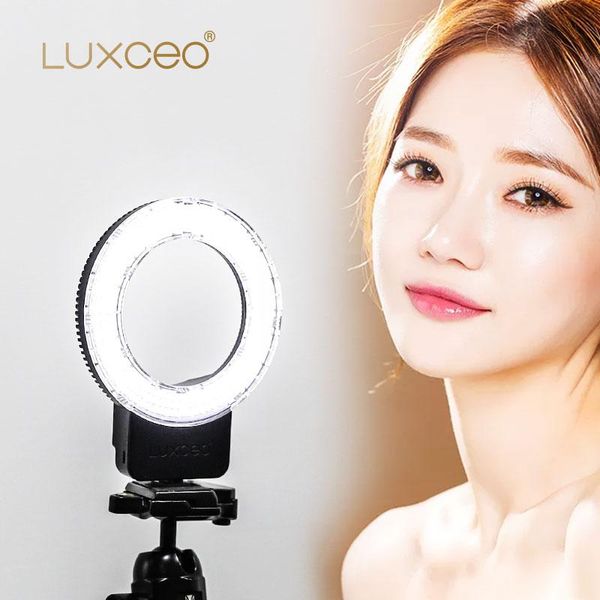 

selfie circle led ring lights usb rechargeable camera light professional 7w 800lm makeup phone stand tripod pography portable lanterns