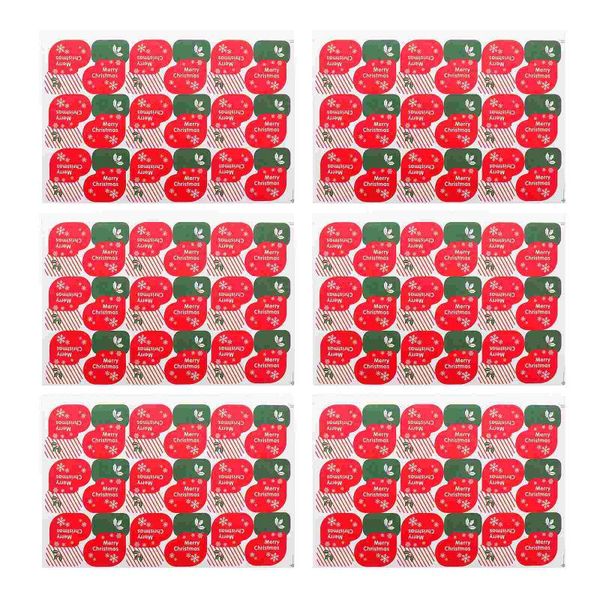 

gift wrap 11 sheets self-adhesive label stickers christmas creative sealing