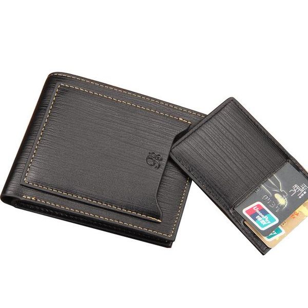 

wallets stylish mens wallet pockets card clutch cente bifold purse,genuine cow leather men wb4, Red;black