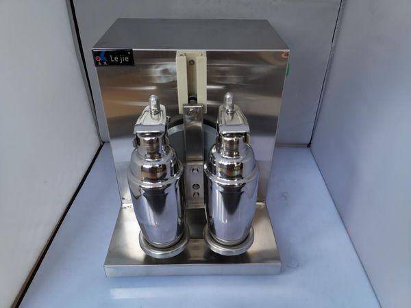 

blender double-frame auto bubble boba tea milk shaker shaking making machine (gift 2 pcs acrylic pc cup)