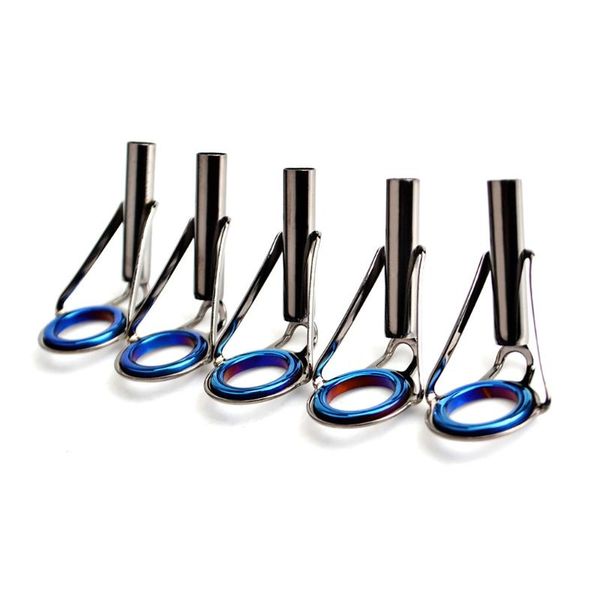 

fishing hooks rod guides sets tip repair kit building part salt/freshwater