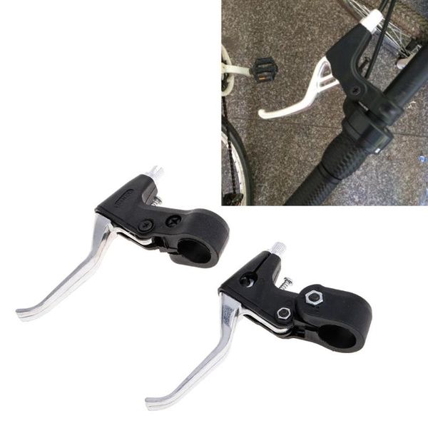 

bike brakes lightweight aluminum bicycle brake handle mountain mtb cycling levers 2-finger bmx 1 colors