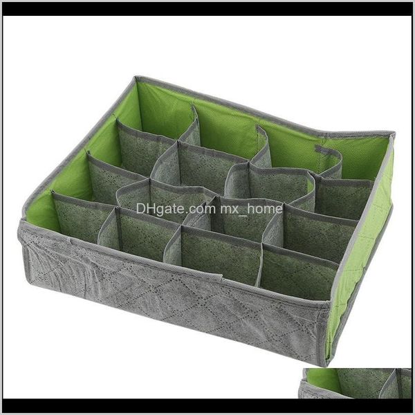 Housekeeping -Organisation Gardender Home Organizer Socken Schlafsaal getrennt Unterwäsche Aufbewahrungsbox BH Non gewebt