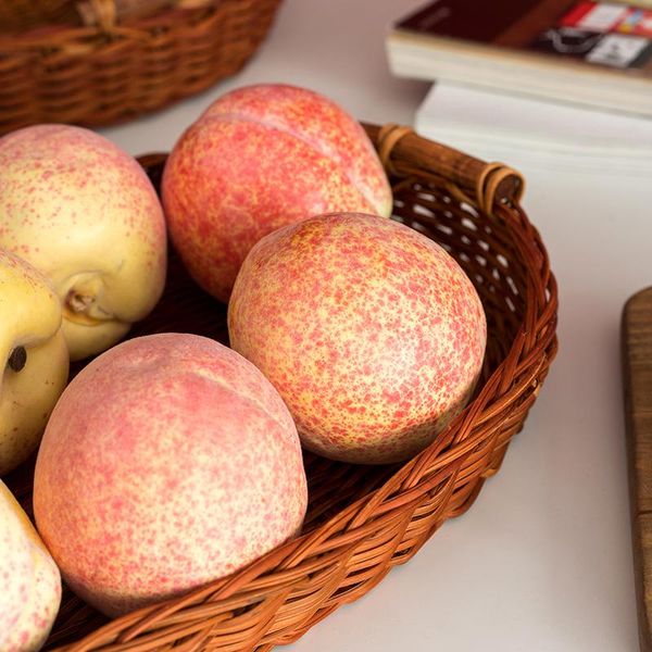 

simulation fruit props peach decorations fake pography kitchen soft decoration home party