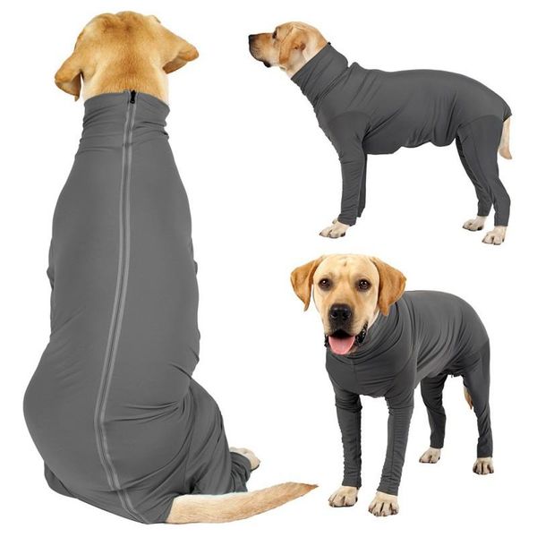 

pet jumpsuit operative protection long sleeves bodysuit home wear pajamas comfortable costume for medium large dog overalls# apparel