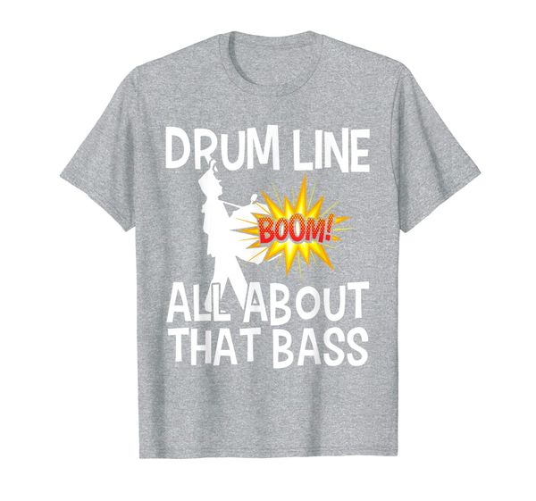 

Bass Drum Player All About That Bass - Drumline Drummer T-Shirt, Mainly pictures
