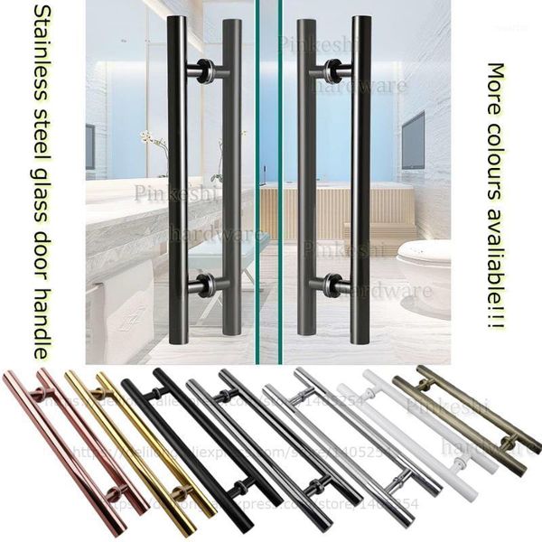 

handles & pulls antique sliver classics stainless steel glass door pull handle wooden black mid-rose gold color 1000mm1