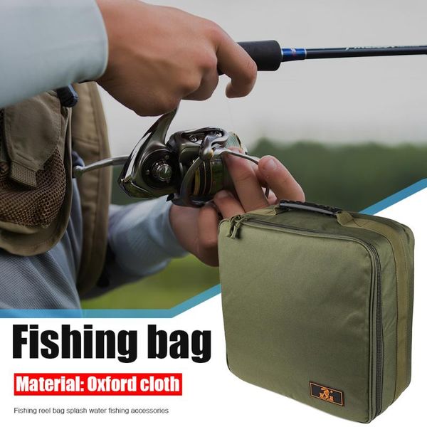 

fishing accessories portable multifunctional reel storage bag waterproof anti-scratch outdoor tackle cups feeders carrying case
