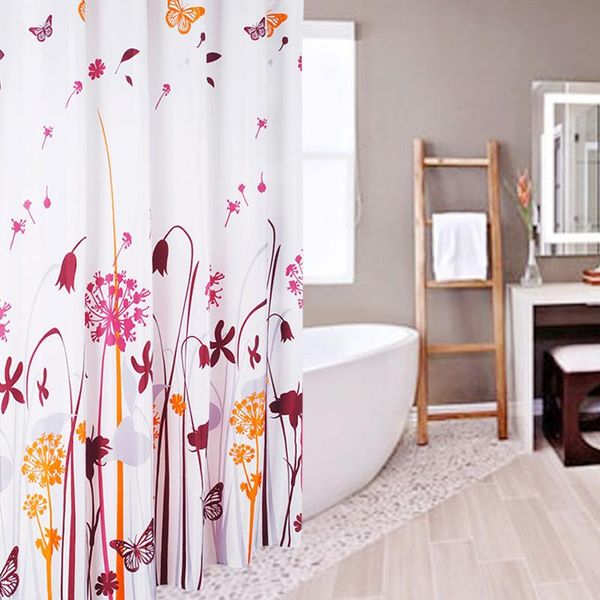 

shower curtains dandelion curtain mildew waterproof polyester hooks thickened get