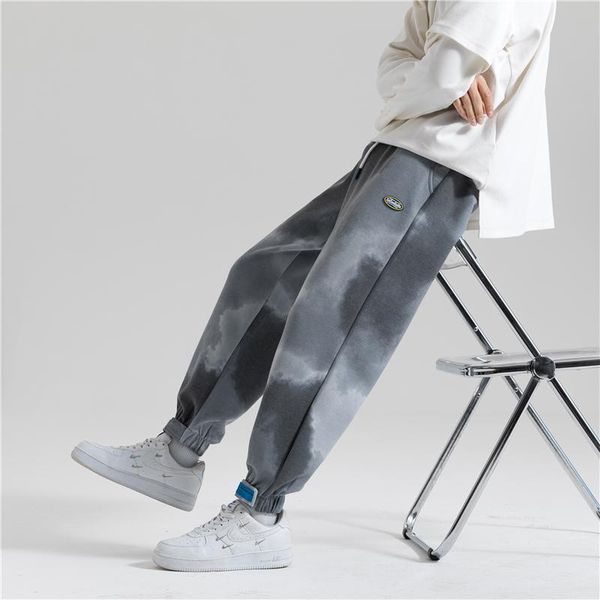 

men's pants elena store men joggers sweatpants streetwear fitness clothing fashion casual loose comfort harem, Black