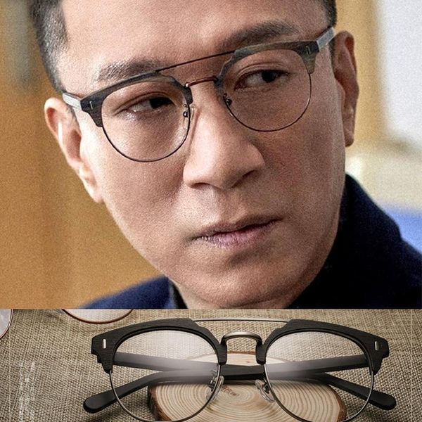

fashion sunglasses frames wood glasses men acetate handmade prescription eyeglasses frame myopia optical retro clear lens original eyewear j, Black