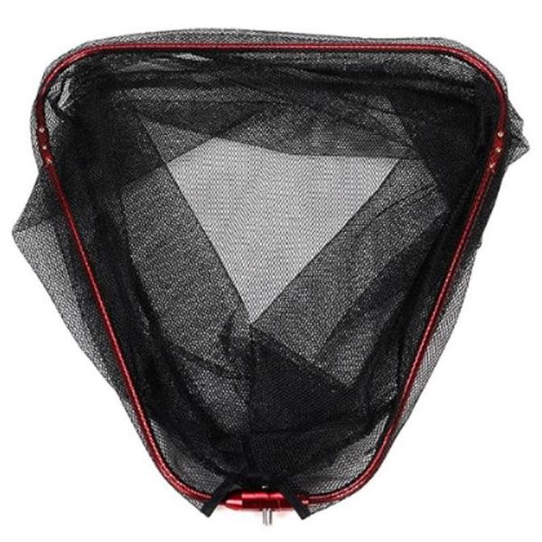 

38x40cm foldable triple-cornered raft fishing dip net head deepen accessories