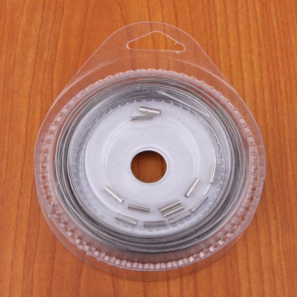 

braid line 7strands stainless steel fishing wire trace with coating leader jigging