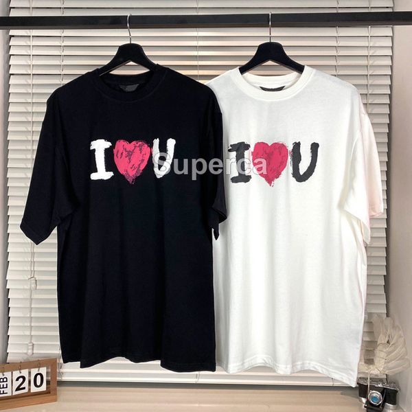 

qaulity 2021 summer designers tees t shirts fashion 100% cottom short sleeves tee comfortable black white men women paris t-shirts, White;black