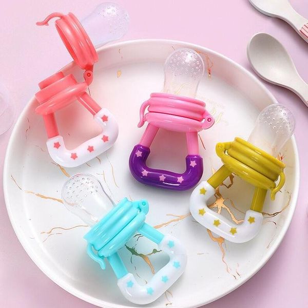 

pacifiers# baby nipple fresh food silicone infant pacifiers feeder accessories in pp box kids boy girl fruit feeding safe supplies
