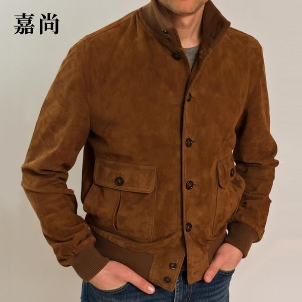 

2021 autumn winter menswear slim fit solid color jacket men's fashion, Black