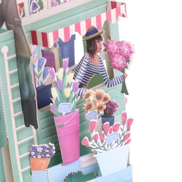 

greeting cards love 3d stereo card valentine's day gift birthday postcard wedding envelope sticker anniv invitation b4k7