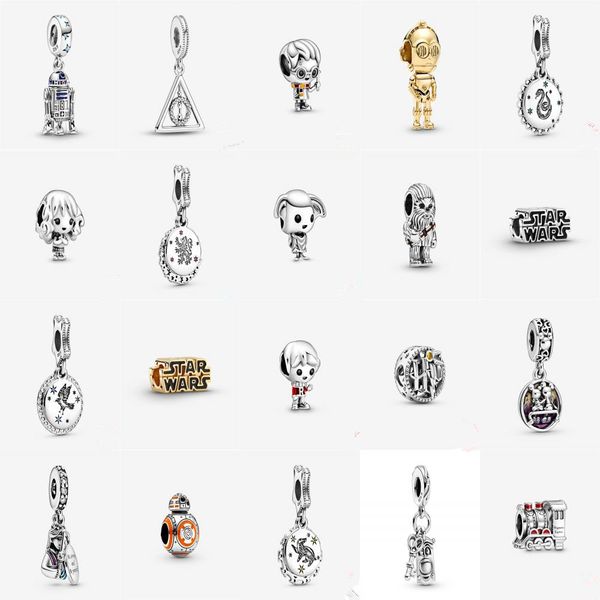 

2022 new charm 925 silver beads for pandora bracelet ladies fashion luxury jewelry wedding party holiday gift, Black
