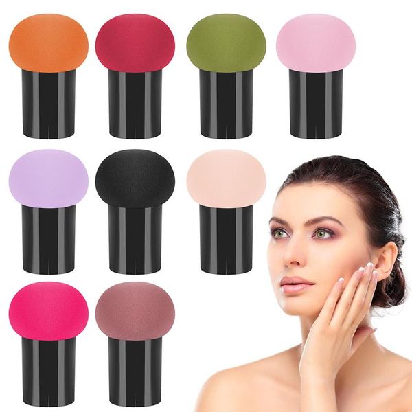 

sponges, applicators & cotton professional makeup puff foundation powder liquid cream sponge smooth mushroom shape cosmetic beauty tools gif