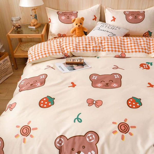 

zars four piece matting bedding sheet quilt cover set