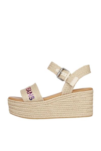 

sandals women's beige rainbow branding flatform sandal en0en01319, Black