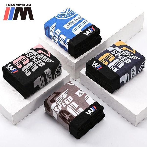 

underpants men's underwear men pants high-grade personality shorts boxers soft comfort breathable ropa interior hombre, Black;white