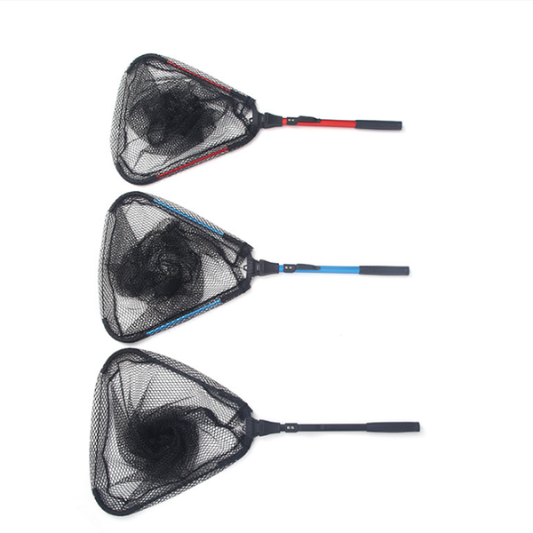 

folding fishing net 78cm aluminum alloy pole hand foldable tool accessories