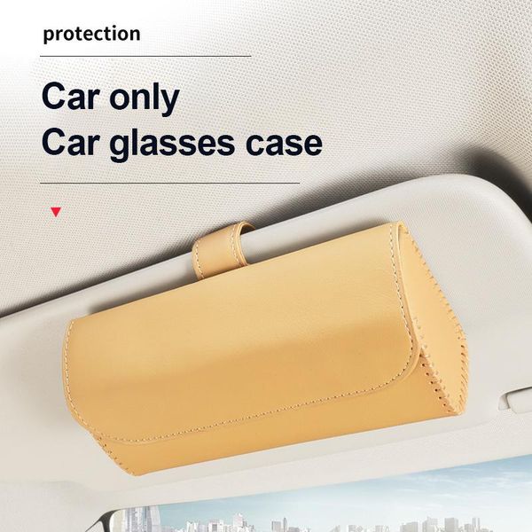 

other interior accessories glasses holder sun box magnetic car visor case